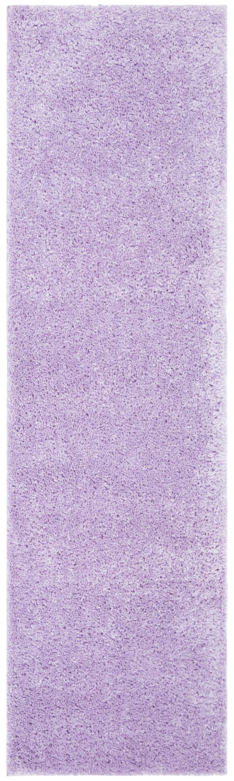 SAFAVIEH August Shag Collection Shaggy Rug for Living Room Dining Room Bedroom Short Pile Purple 30 x 72 Inch - Image 2