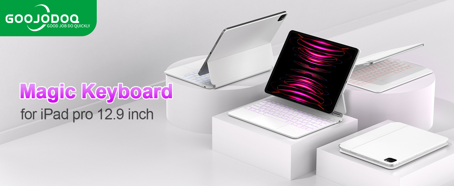 Amazon.com: GOOJODOQ Magnetic Keyboard Case for iPad Air 13 inch
