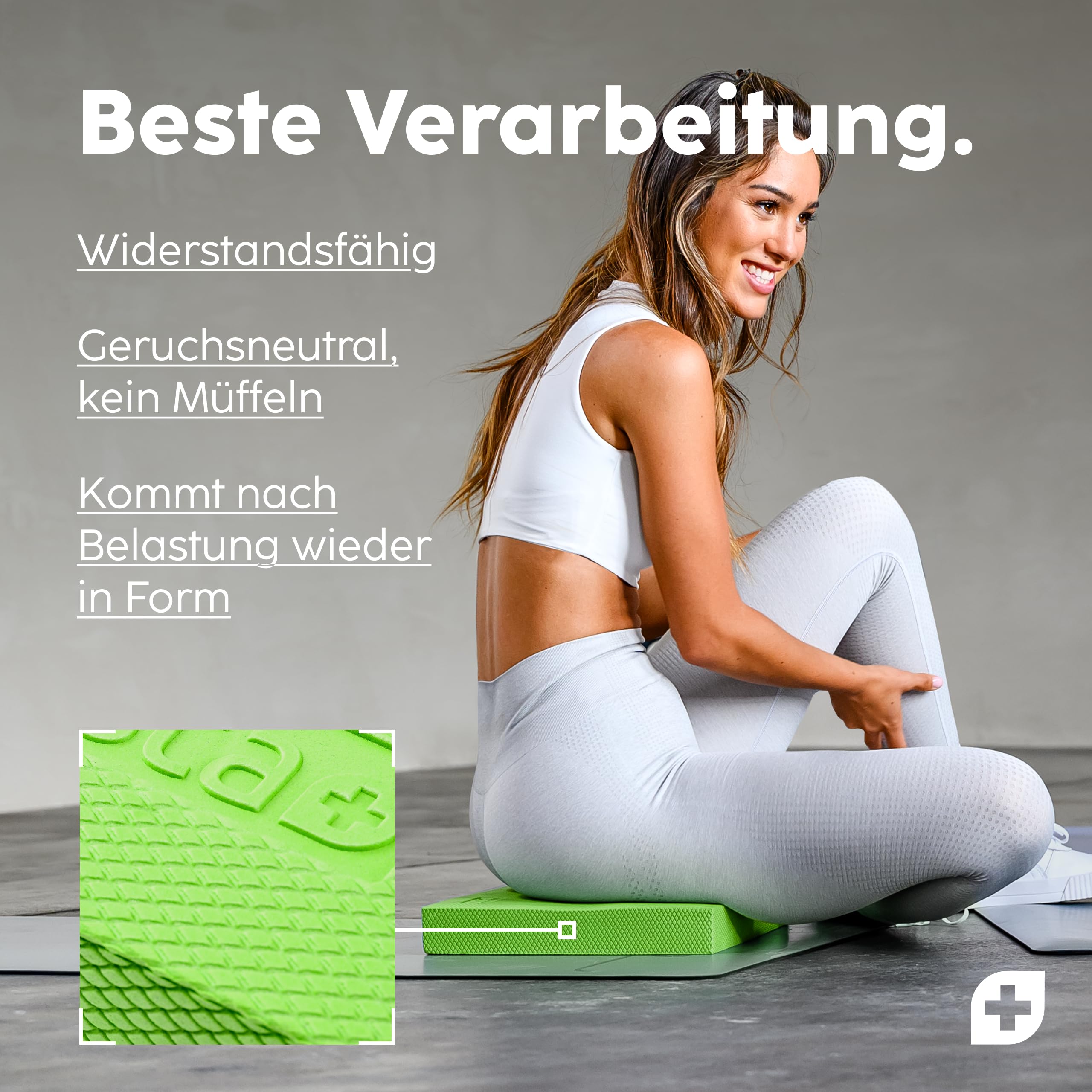Vesta+ Balance Pad XXL + APP, Wackelpad und Gleichgewichtskissen - Balance Pad Physiotherapie für das Plus in Deinem Training, Balancepad, Gymnastik Kissen, Balance Matte