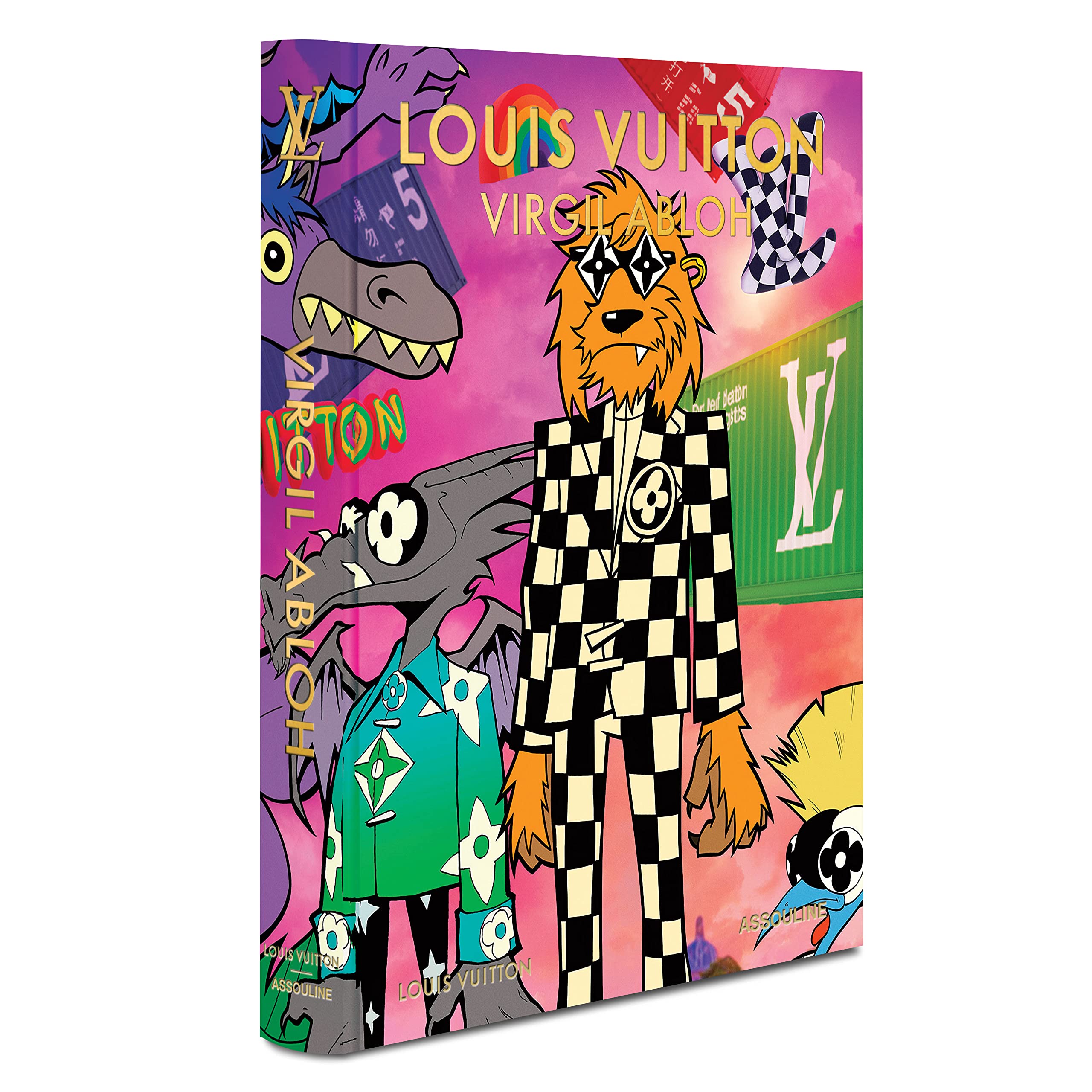 Assouline Louis Vuitton Virgil Abloh Cartoon Cover