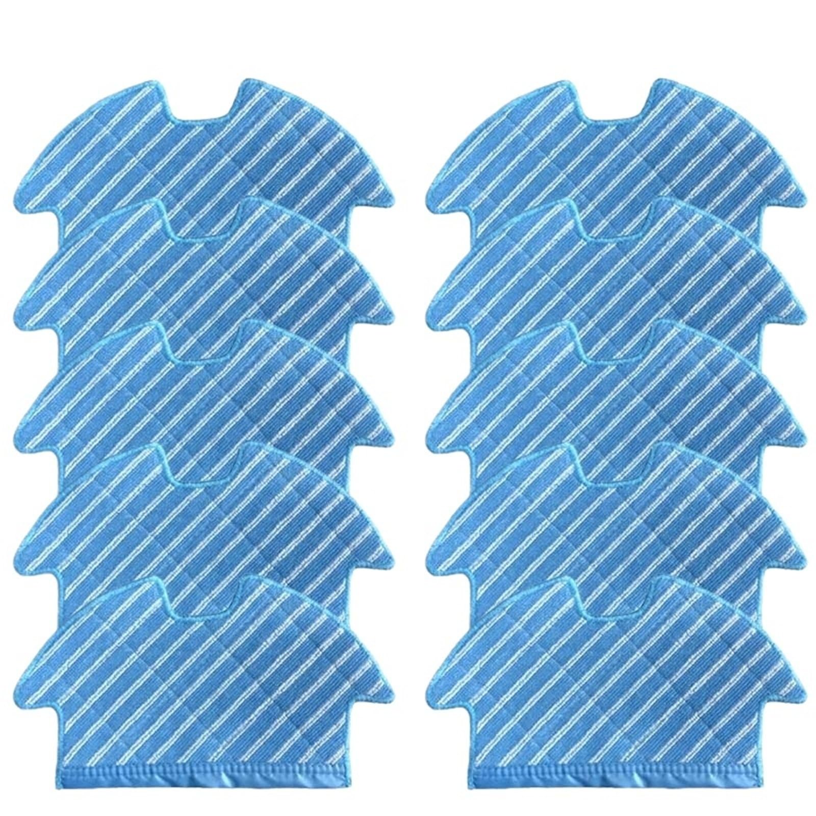 JJKSKV Mop cloth,Compatible For Ecovacs,Compatible For Deebot,Ozmo 900 DN5G Robotic Vacuum Cleaner Replacement Parts(10Pcs)