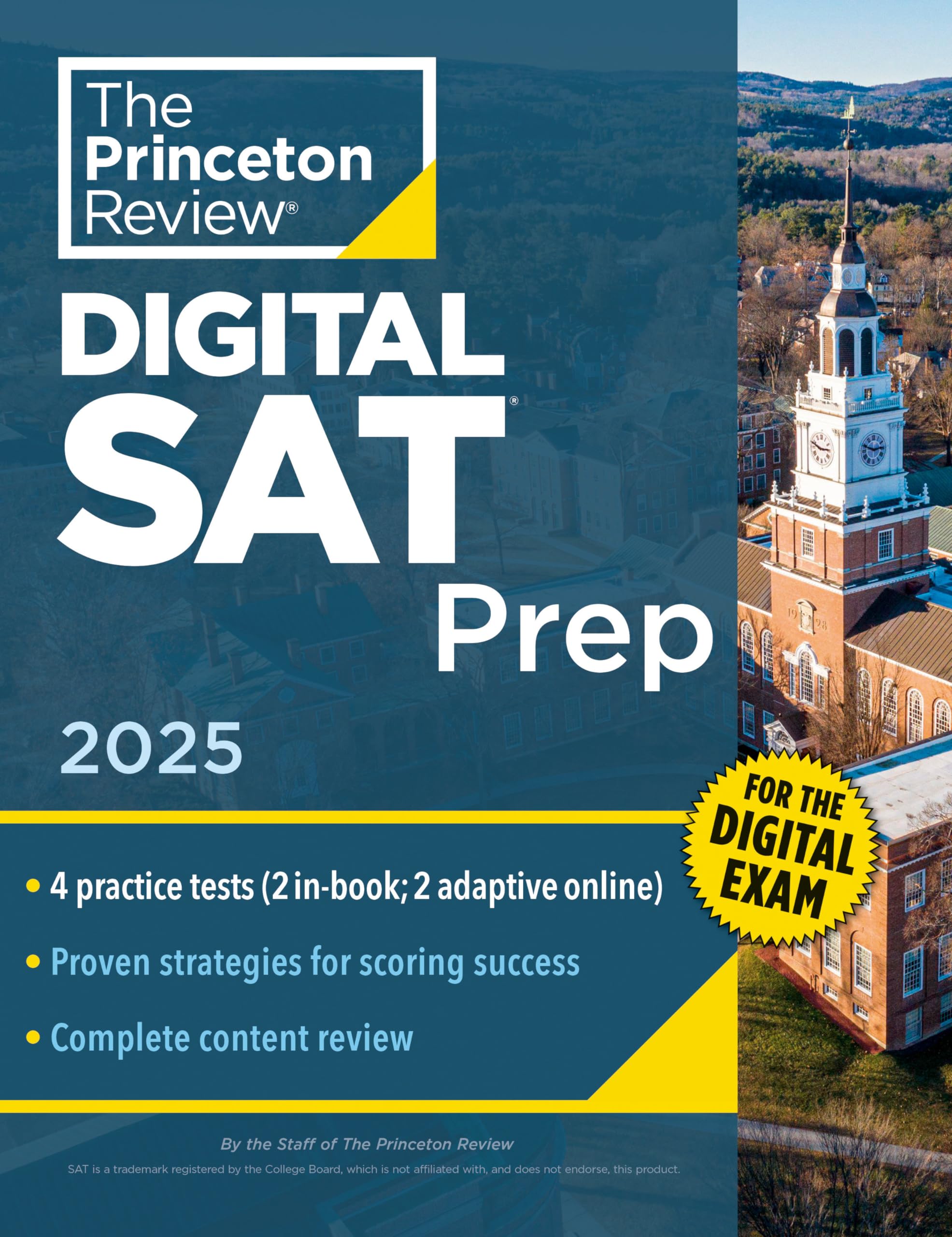 yu　RB REVIEW BOOK 2025 Amazon.com: Princeton Review Digital SAT Prep, 2025: 4 Full