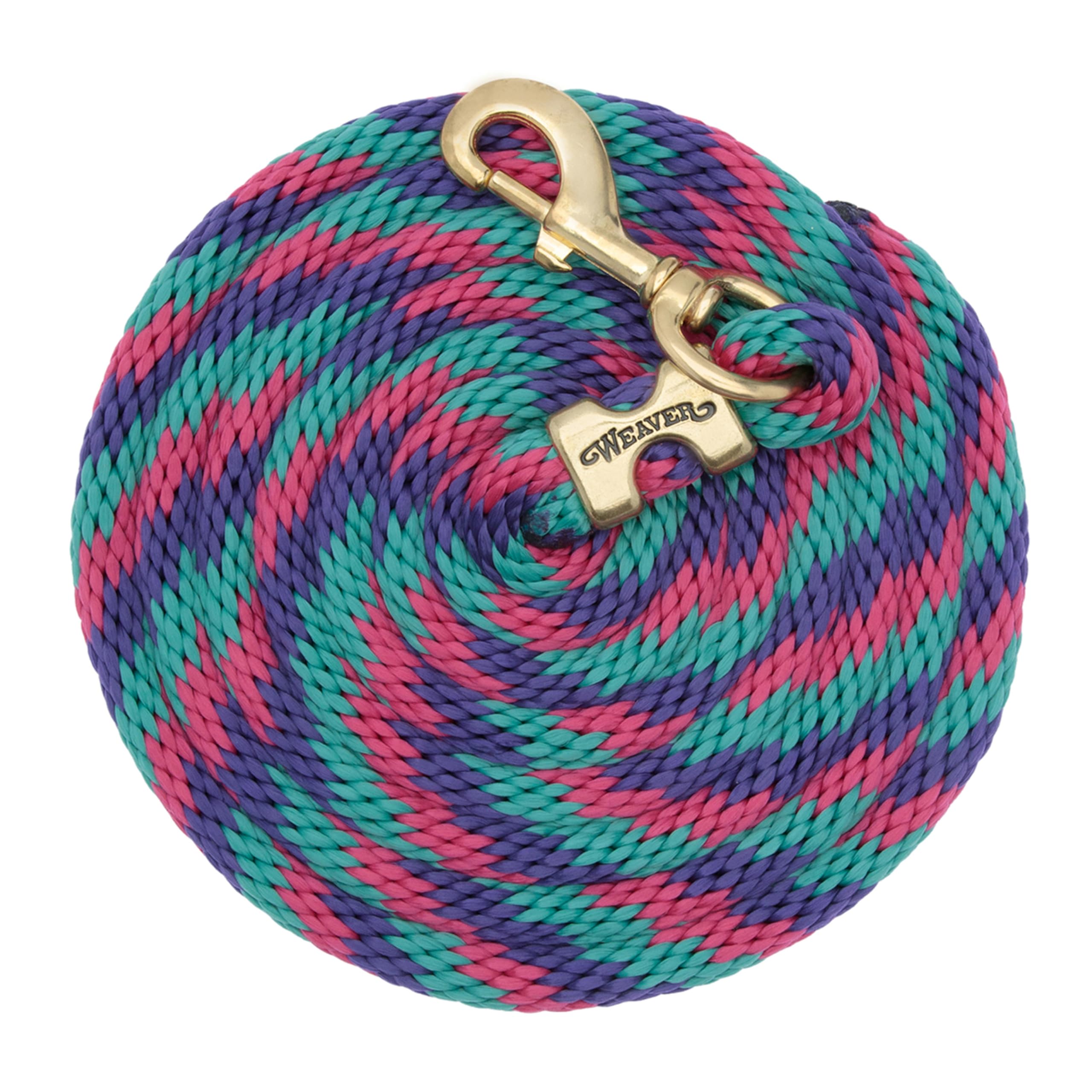 Weaver Leather Poly Lead Rope with a Solid Brass 225 Snap