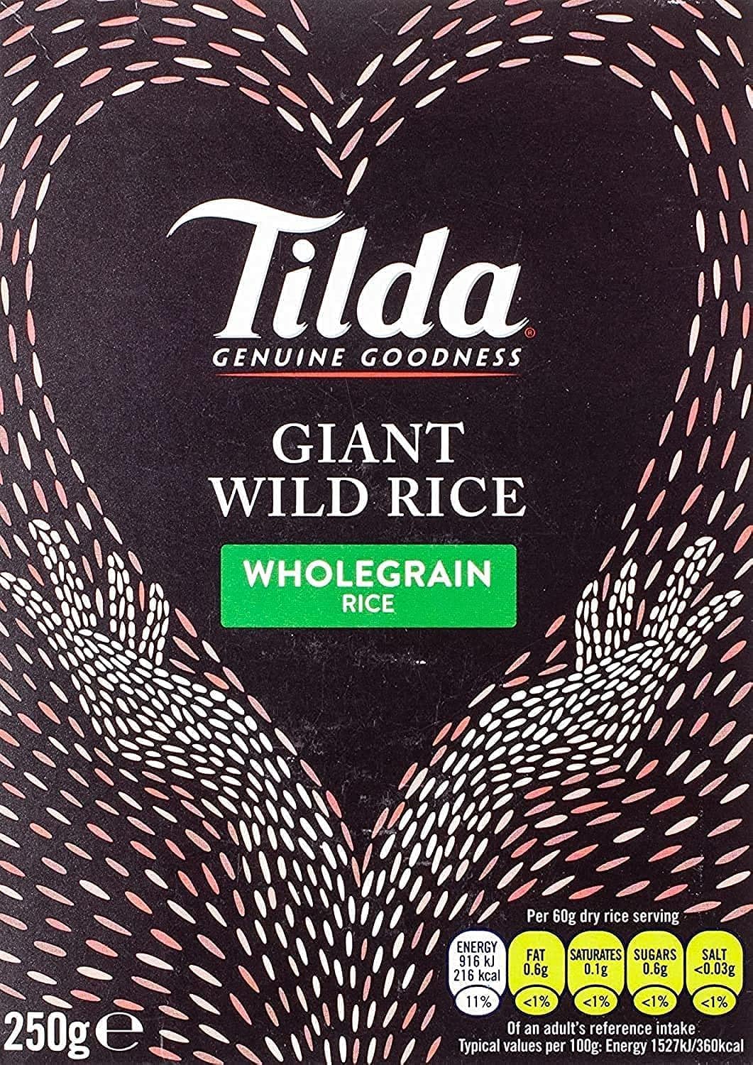 Tilda Giant Wild Rice, 250 Gm