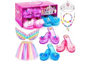 Princess Dress Up Shoes Set for Toddler Girls: Be a Shining Princess