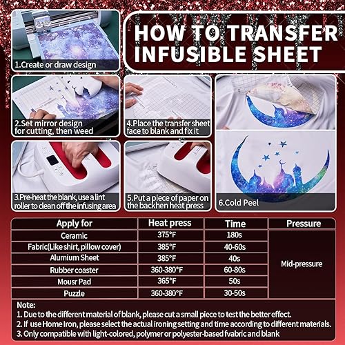 Vista 69 de Hojas de tinta de transferencia de sublimación, papel de sublimación de geometría de terrazo de 12 x 4.5 pulgadas, papel de transferencia