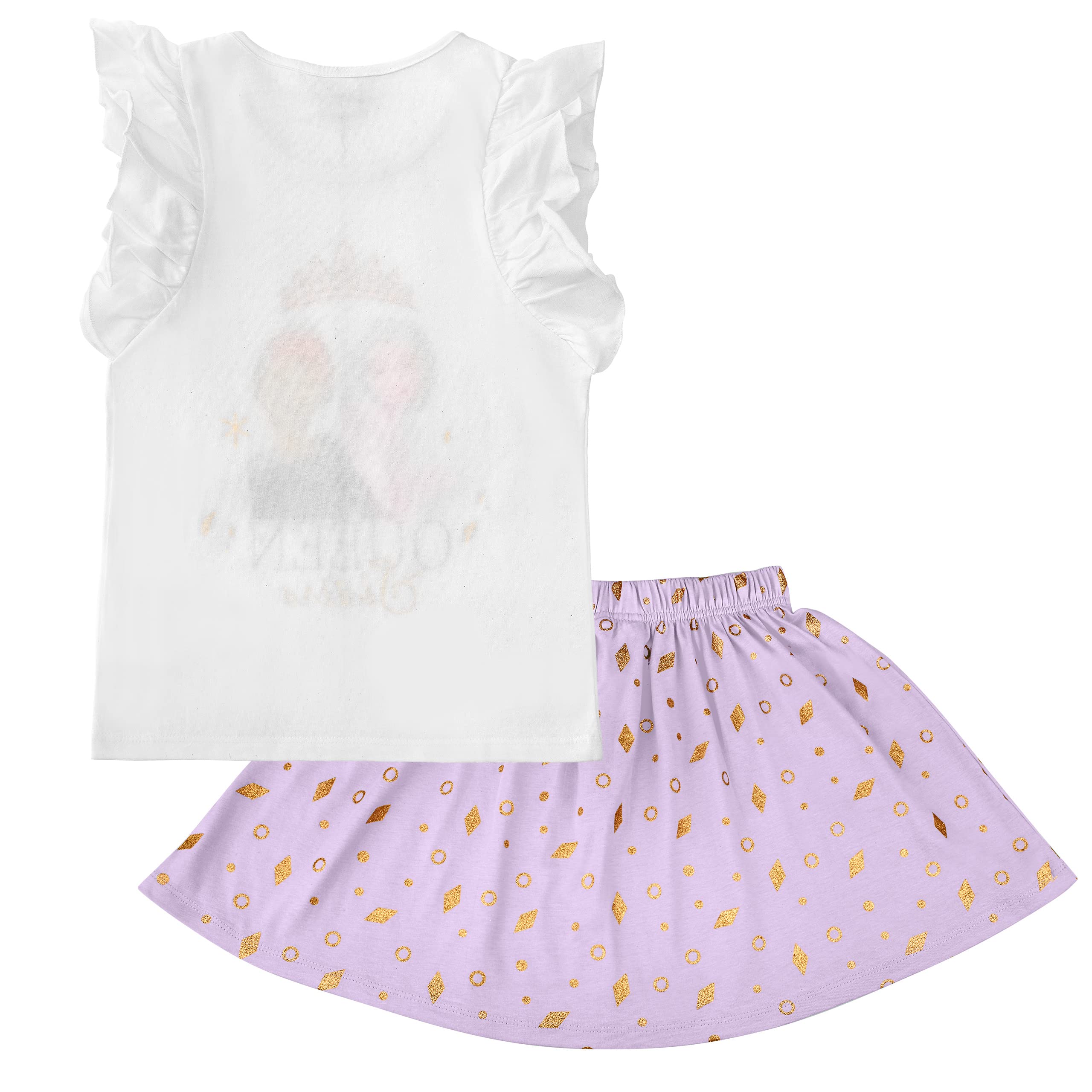 Disney Frozen 2 T-Shirt e Gonna Set Anna ed Elsa
