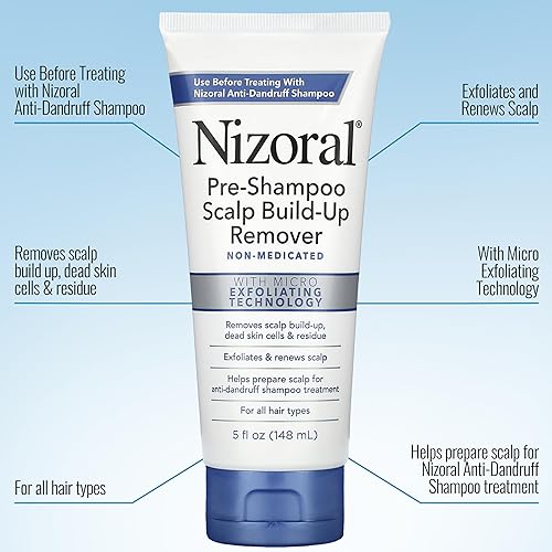Miniatura 6 de Nizoral Pre-Shampoo Scalp Build-Up Remover - Exfoliates and Renews Helps Prepare for Anti-Dandruff Shampoo Treatment, 5 oz