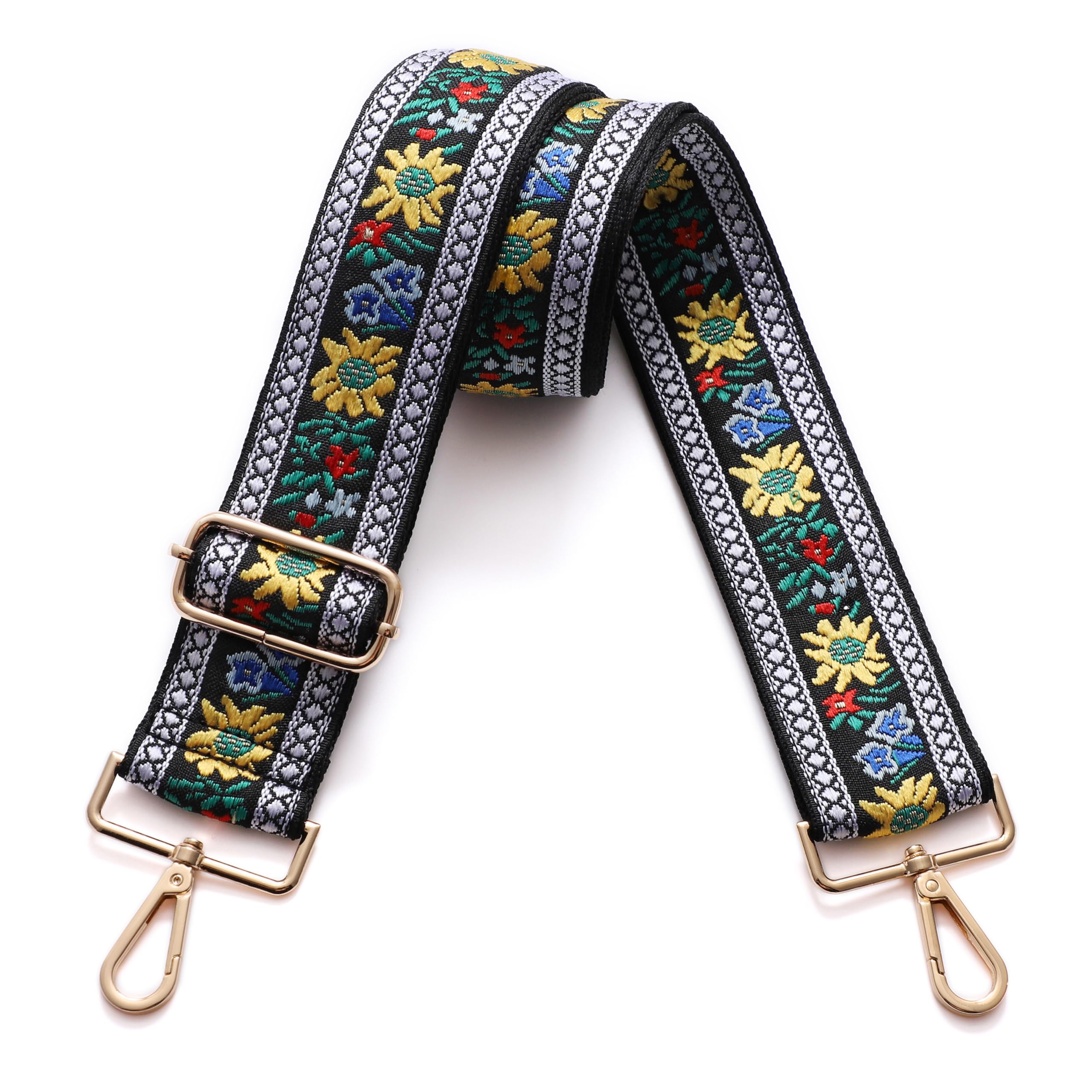 Canvas Crossbody Strap for Handbags - Wide Adjustable Shoulder Strap Replacement