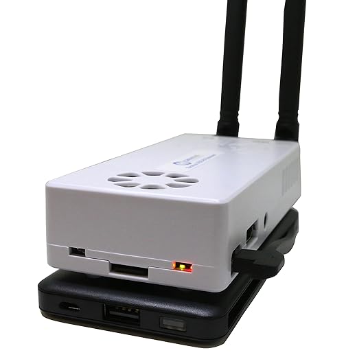 Stratux ADS-B Dual Band Receiver Aviation Weather and Traffic - Internal WAAS GPS, AHRS, Battery Pack, Suction Mount, Antennas, SDR