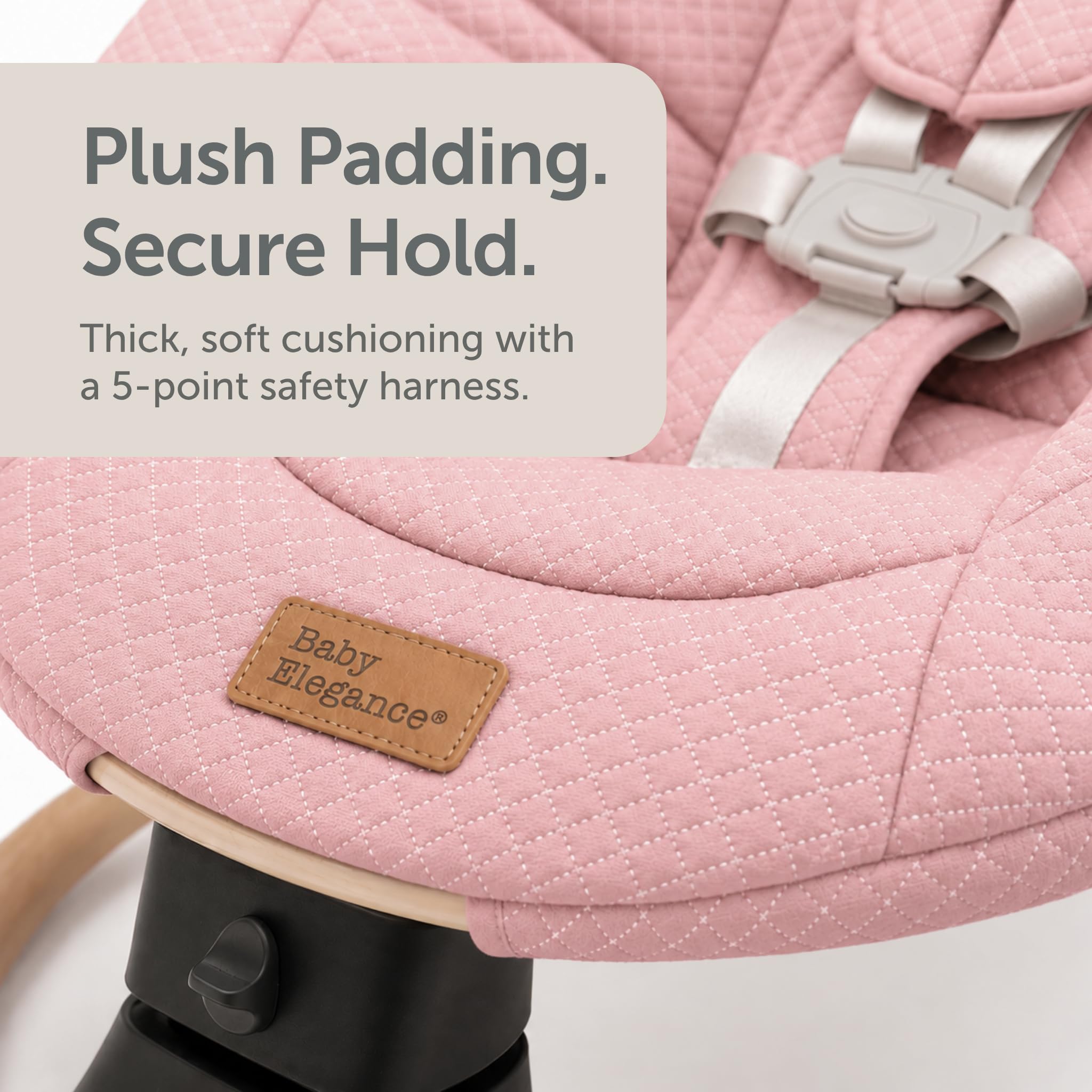 Allta - Sdraietta elettrica per bambini con comoda seduta di Baby Elegance | Sdraietta per bambini dalla nascita – 9 kg | dondolo con diverse velocità di oscillazione e melodie rilassanti | Regali per