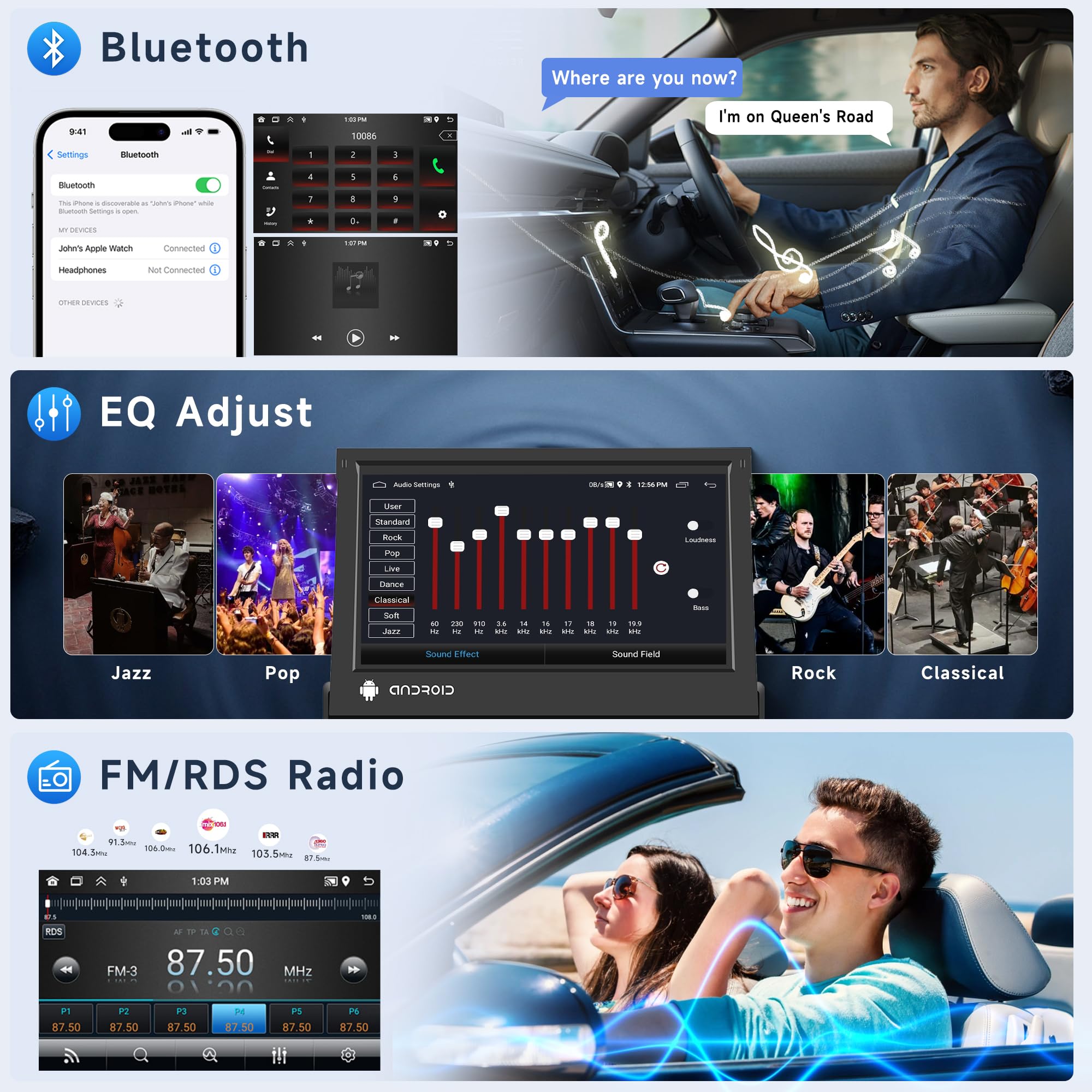 1G 32G Android Autoradio 1 DIN Carplay sans Fil avec écran Tactile Retractable 7 Pouces, Android Auto sans Fil Poste Radio Voiture GPS Bluetooth avec Mirror Link USB AUX Caméra de Recul 1G 32G Android Autoradio 1 DIN Carplay sans Fil avec écran Tactile Retractable 7 Pouces, Android Auto sans Fil Poste Radio Voiture GPS Bluetooth avec Mirror Link USB AUX Caméra de Recul