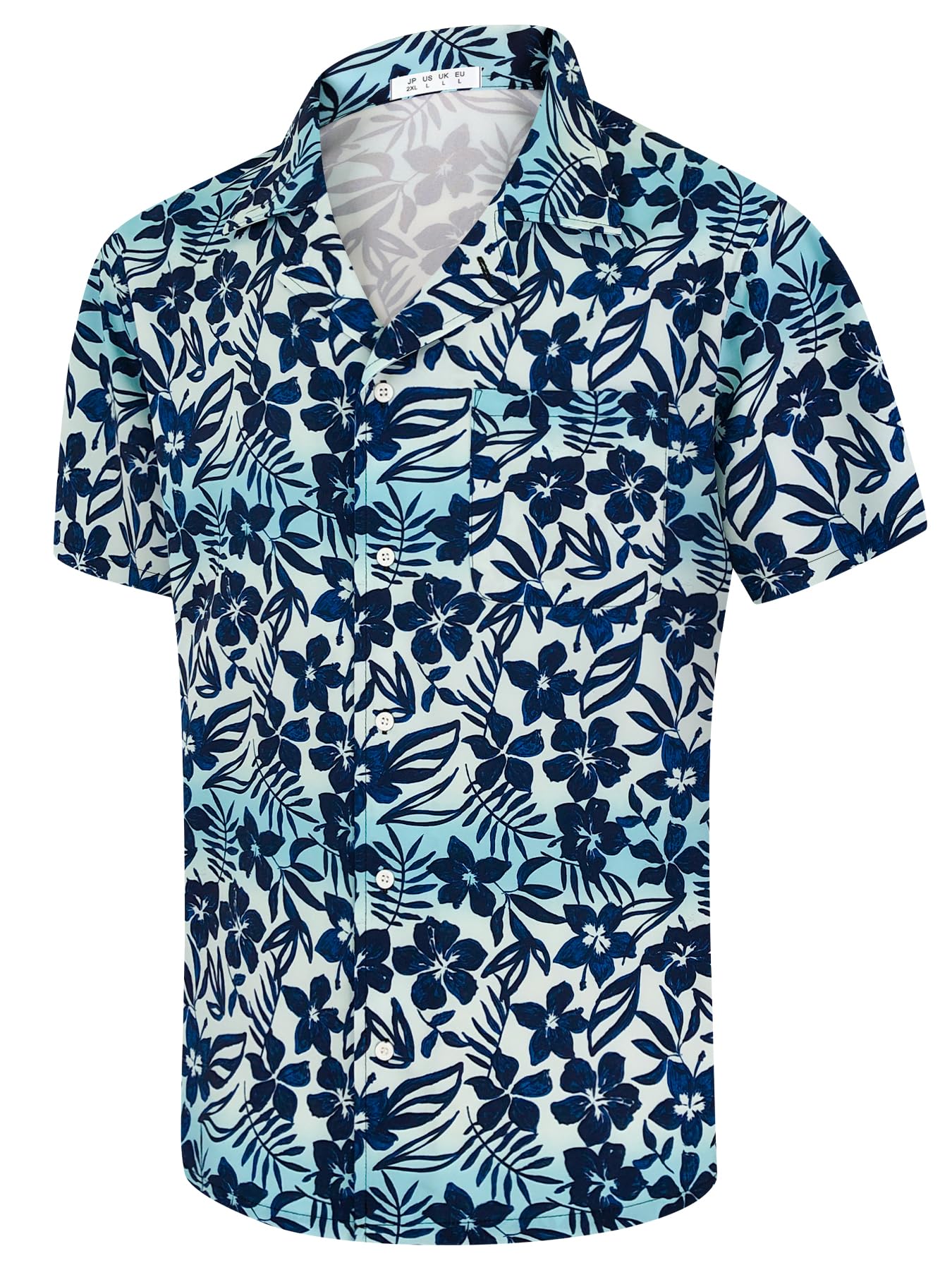Hawaiian Shirts for Men Casual Beach Summer Shirt Floral Button Down Tropical Holiday Short Sleeve Shirts