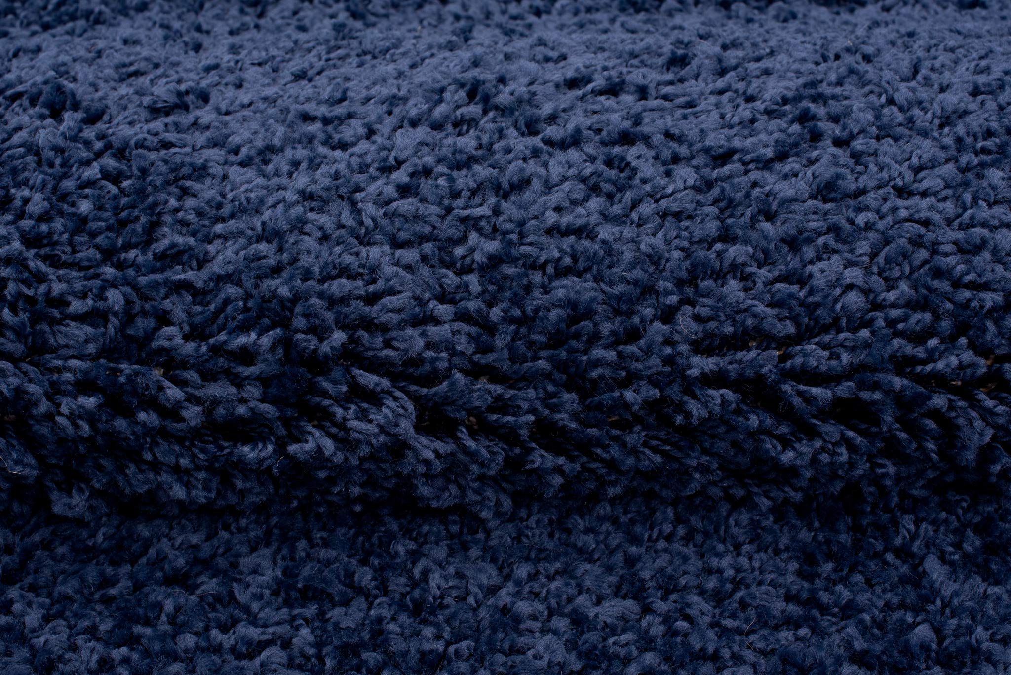 Essence dywan Shaggy, wysokie runo, ciemnoniebieski, jednokolorowy, miękki, nowoczesny, prostokątny, do salonu, sypialni, Ökotex 300 x 400 cm