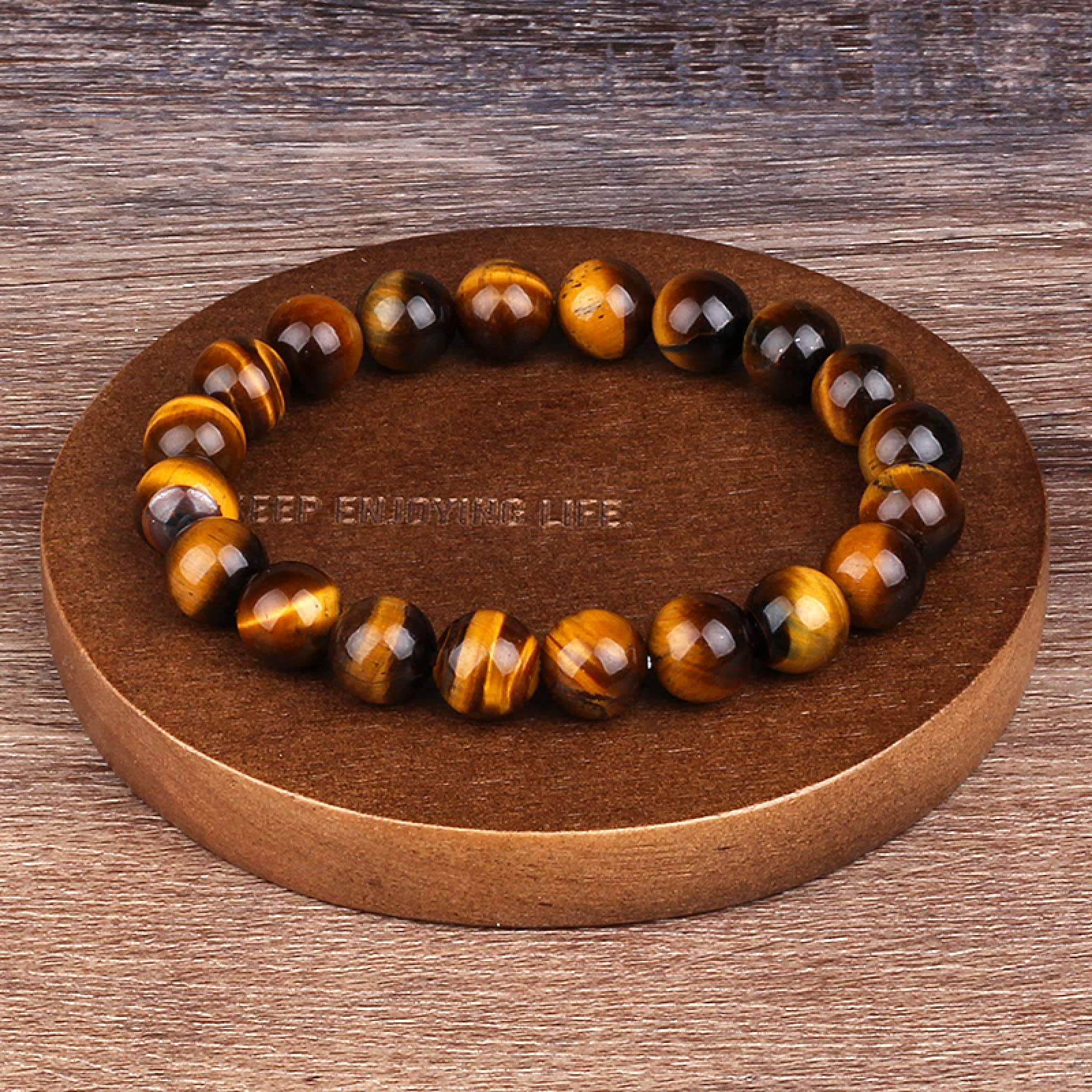 Pulsera De Conjunto De Pulseras De Ojo De Tigre Rojo | Mr. Rocks | Envio 24h