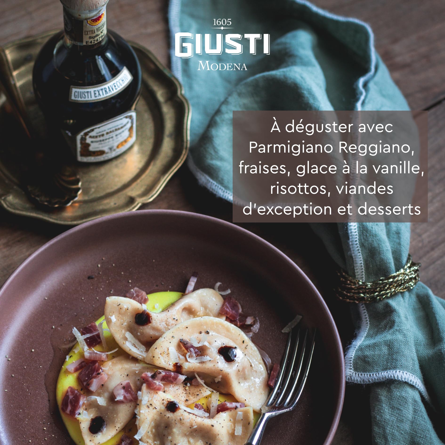 Giusti - Vinaigre Balsamique Traditionnel de Modène DOP Extravecchio - 100ml