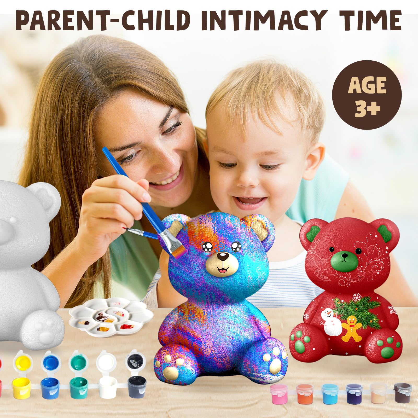Amazon.co.jp: Goodyking Paint Your Own Bear ランプキット DIY