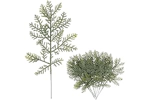 Ecmln 12 PCS Artificial Pine Branches