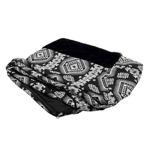 FurHaven Funda de Cama de Repuesto para Mascotas, Estilo sofá, Piel de Felpa y decoración del suroeste