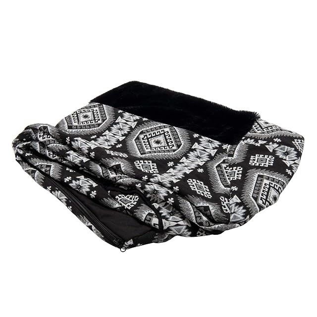 FurHaven Funda de Cama de Repuesto para Mascotas, Estilo sofá, Piel de Felpa y decoración del suroeste