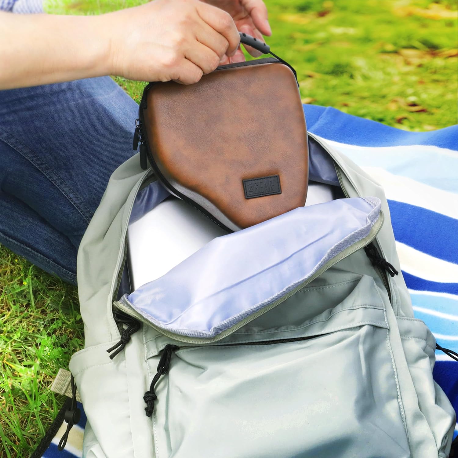 USA Gear Hard Shell Camera Case for DSLR & Mirrorless Cameras, Compatible with Canon, Nikon, Sony & Fujifilm - Fits EOS R100, Rebel T7 / 2000D, Nikon Z30, Sony A7III / A7 IV, Fujifilm X-T5 / X-T50 - Image 8