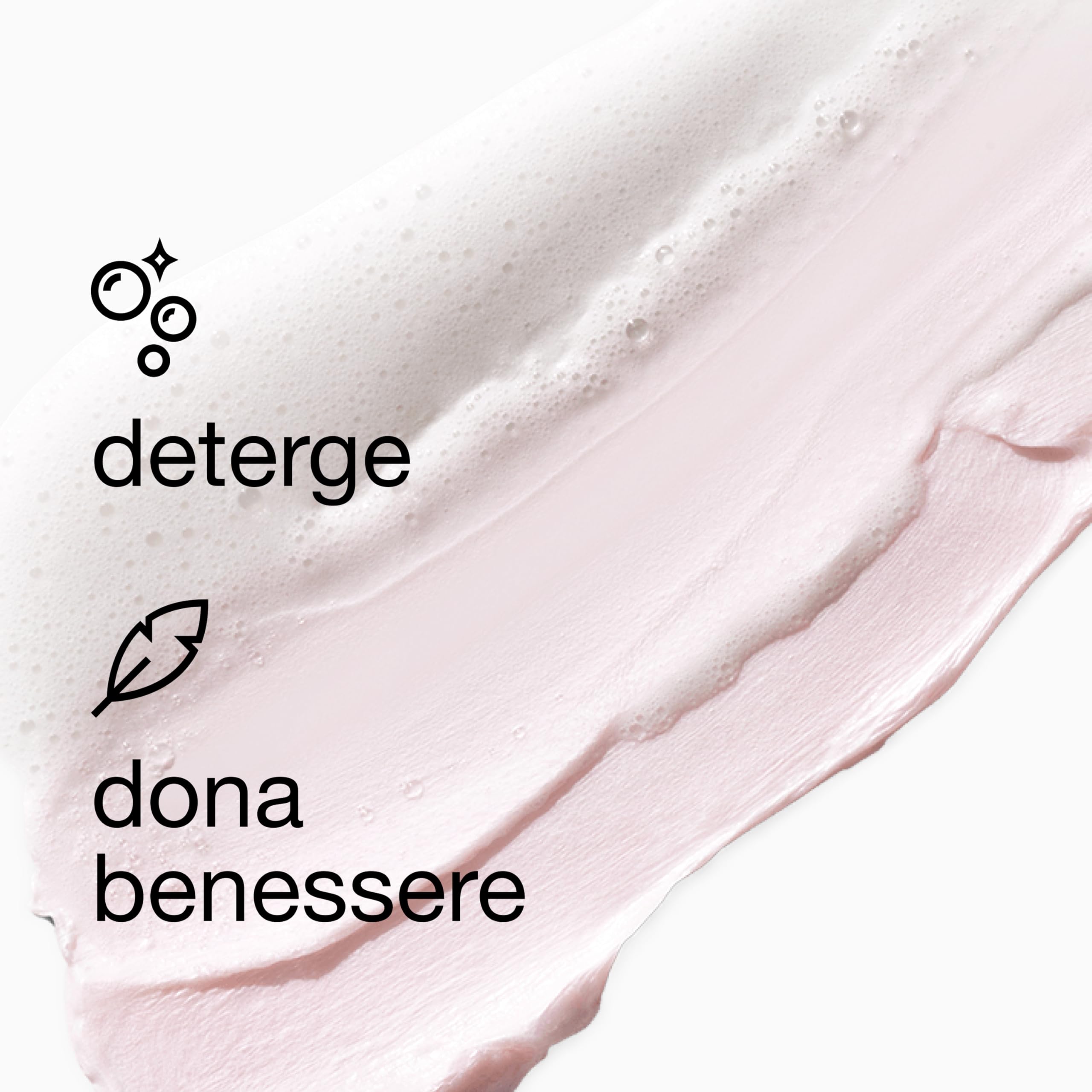 Clinique All About Clean Rinse-Off Foaming Facial Cleanser detergente con acido ialuronico e glicerina per pelli miste e grasse | Rimuove makeup e filtri solari, 150 ml