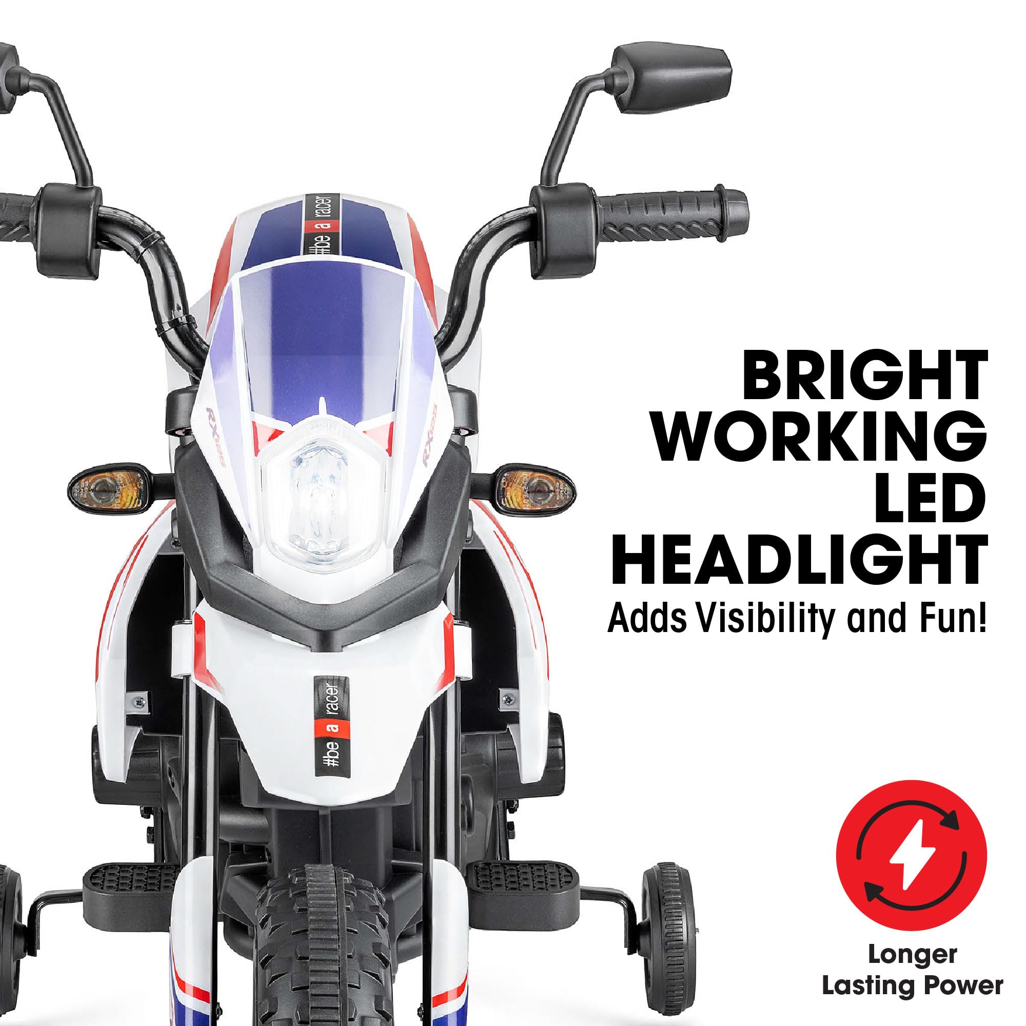 Xootz Kids Aprilia 12V Ride-On Motorbike, Officially Licensed