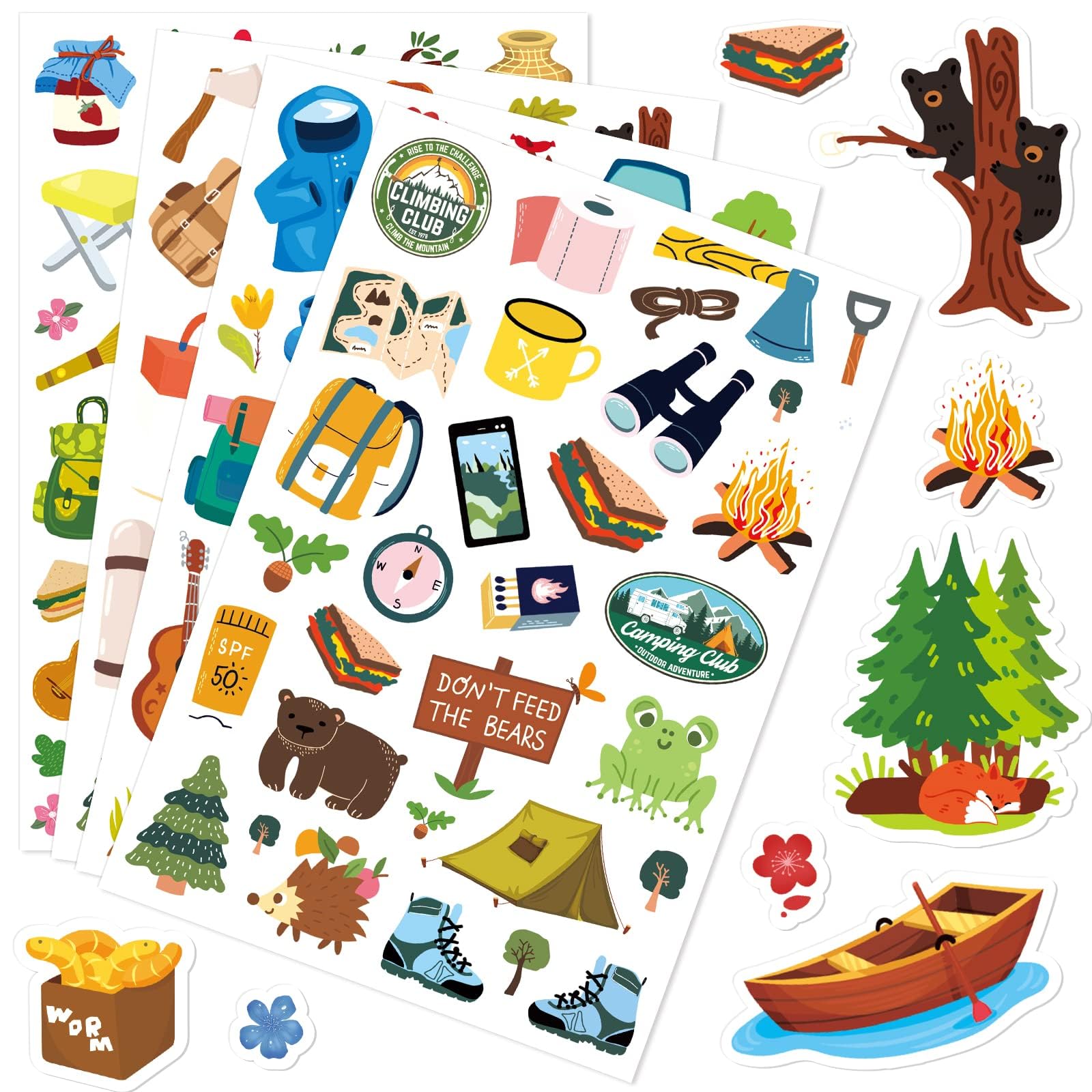 144 Personalised Forest School Party 30mm Reward Stickers for