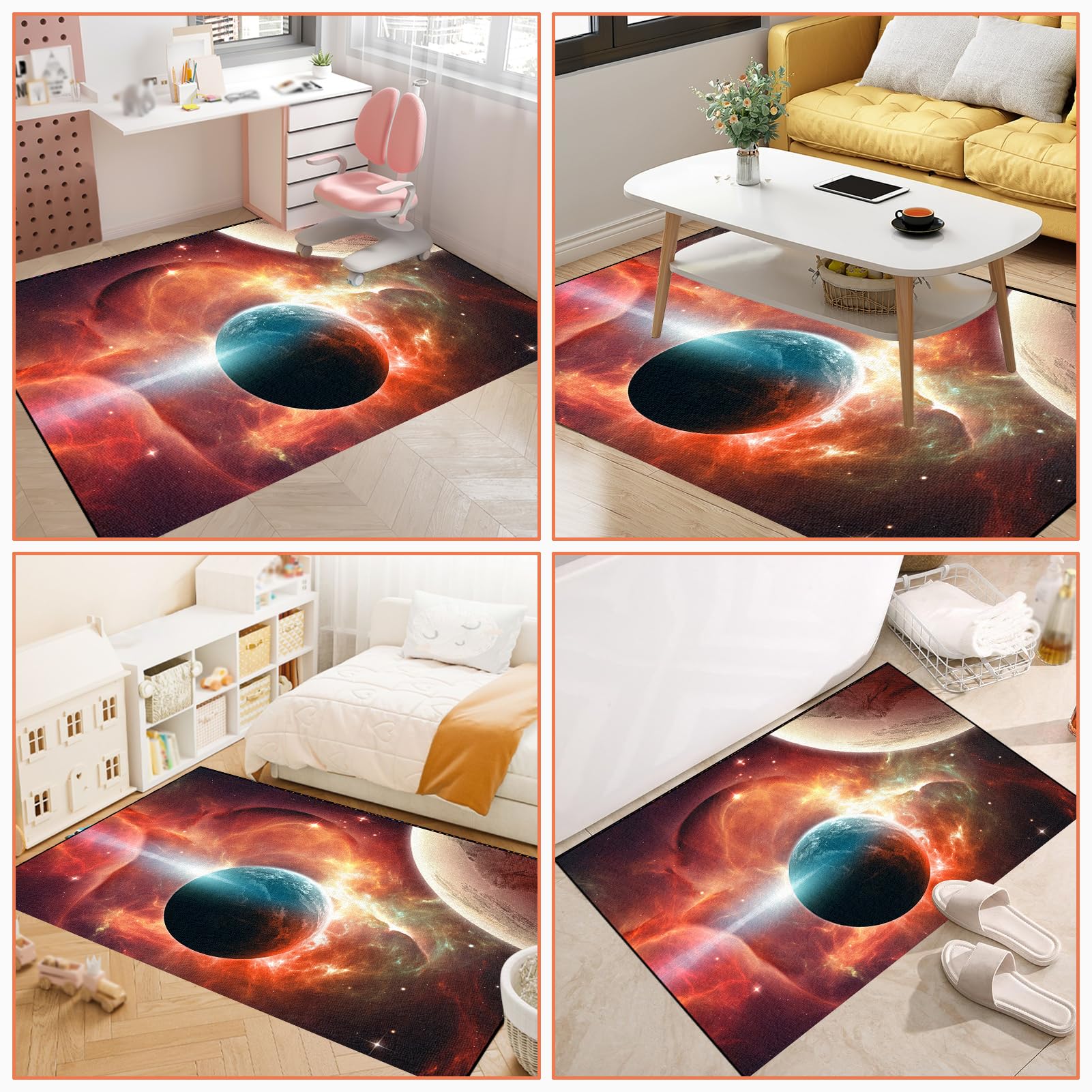 Tapis Chaise Gaming Antidérapant Tapis Protection Sol Chaise Bureau, Tapis Gaming Sol pour Sols durs, Tapis de Sol pour Bureau, Tapis de Chaise à Rouler Protège Sol sous Chaise 130 x 150 cm