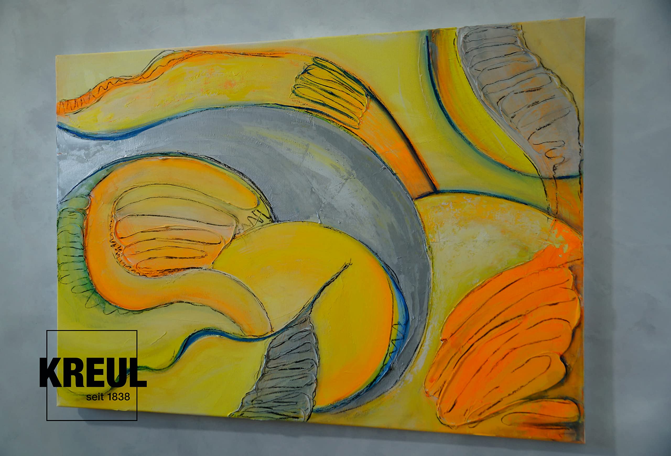 KREUL 84173 - Solo Goya Acrylic - Zestaw 32 tubek 20 ml farby akrylowej, kremowa, uniwersalna, kryjąca i wodoodporna farba, szybkoschnąca o matowym wyglądzie