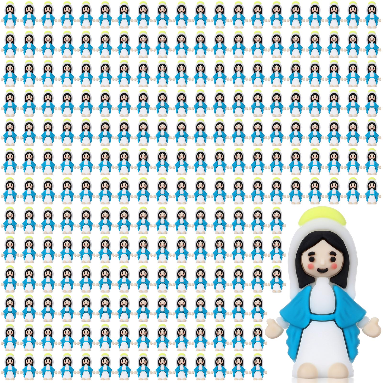 Click to get 50 Pack Little Virgin Mary Figurines Bulk Mini Vir