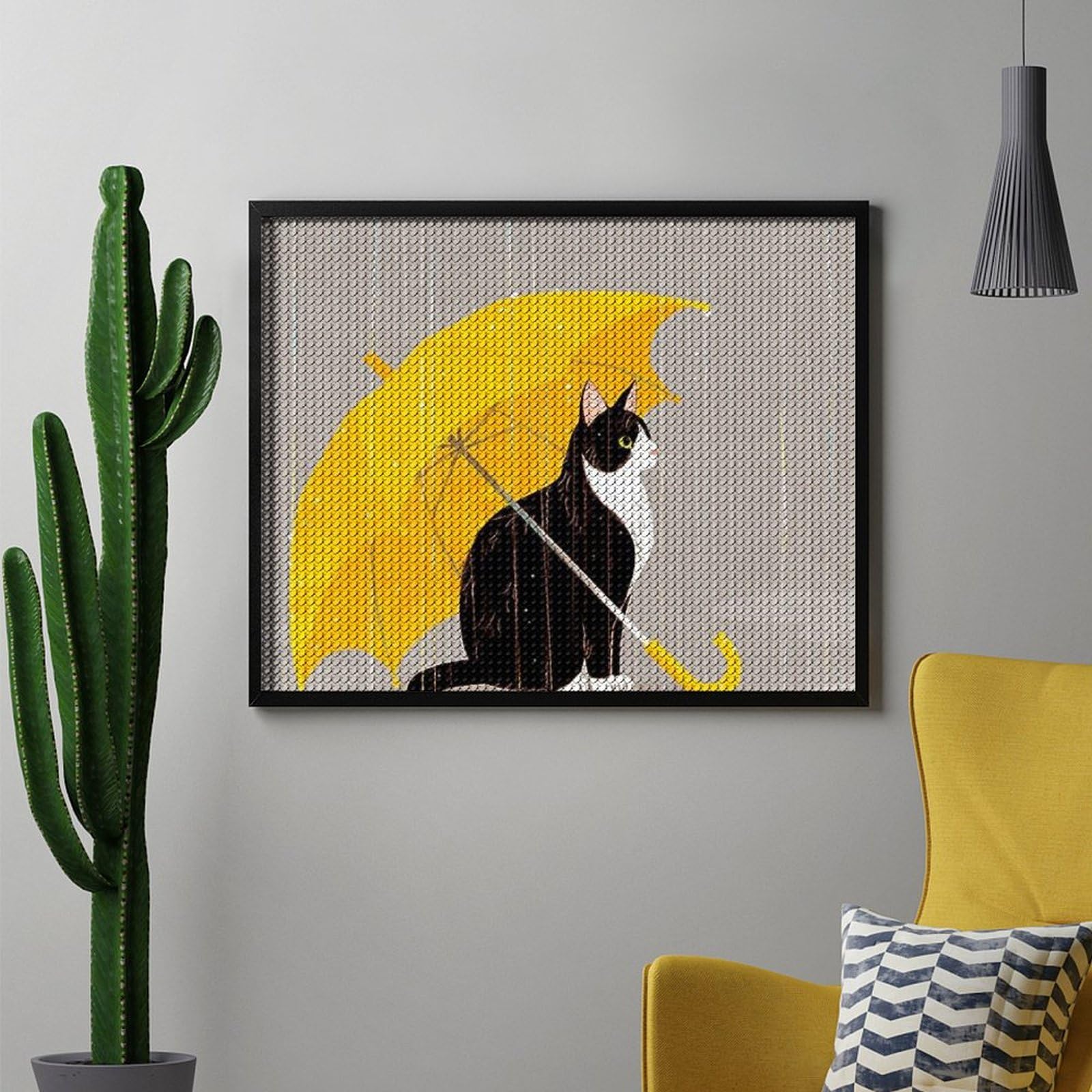 Amazon.co.jp: ダイヤモンドアート 八割れ猫ちゃん ハチワレ猫 ねこ 猫