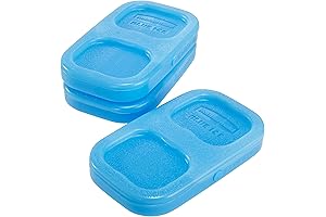Rubbermaid Lunch Blox Small Ice Packs with Antimicrobial Protection, Set of 3