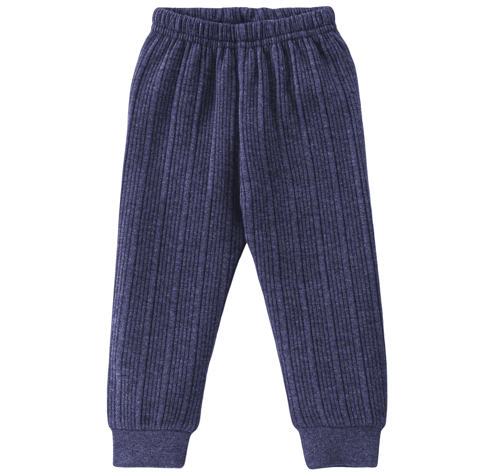 minmum Kids Unisex Baby Boys & Girls Winter Wear Thermal Set with Round Neck Full Sleeve Top and Pajami with Grip (5-6 Years, Blue) - Image 3 thumbnail