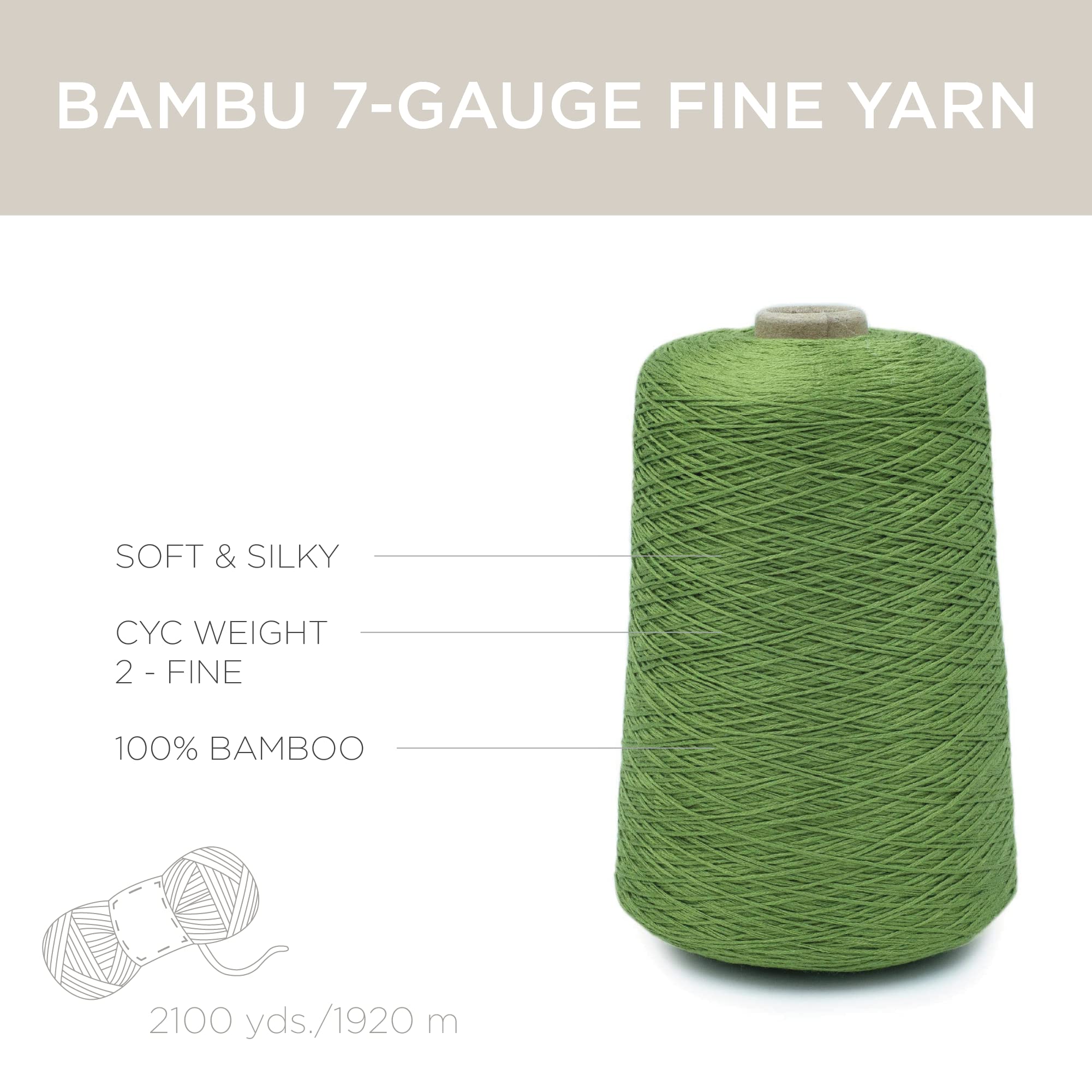 Amazon | Bambu 7gg、シルクシティファイバーによる竹糸由来の100%ビス