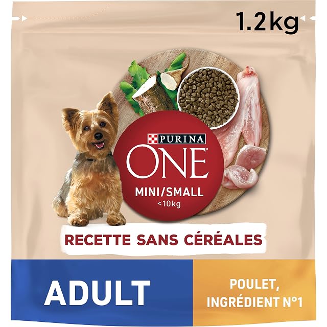 PURINA ONE - Mini Adulto sin Cereales Pollo (1,2 kg)