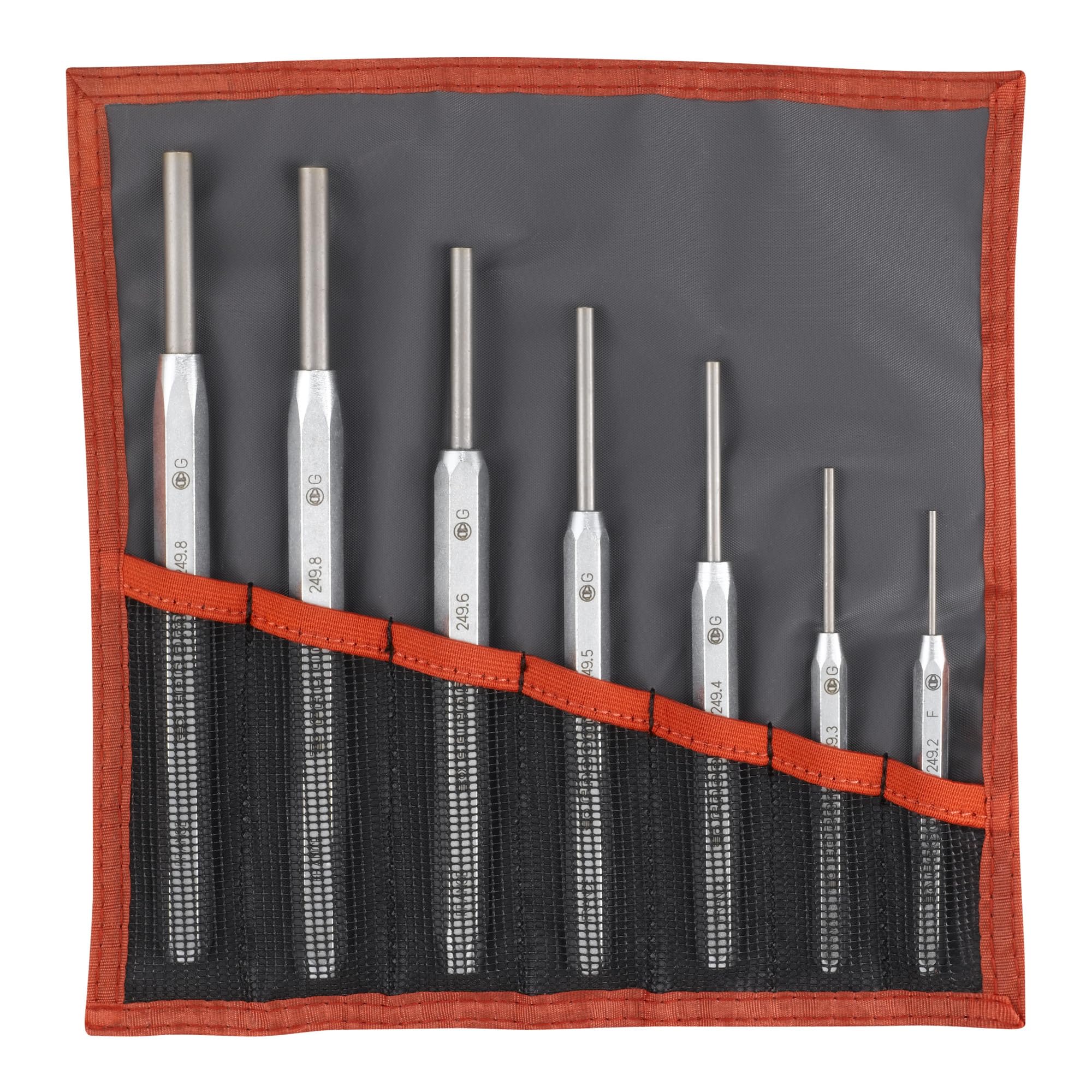 Jeu de 7 chasse-​goupilles en trousse FACOM 2 à 10 mm - 248.​JT7PB
