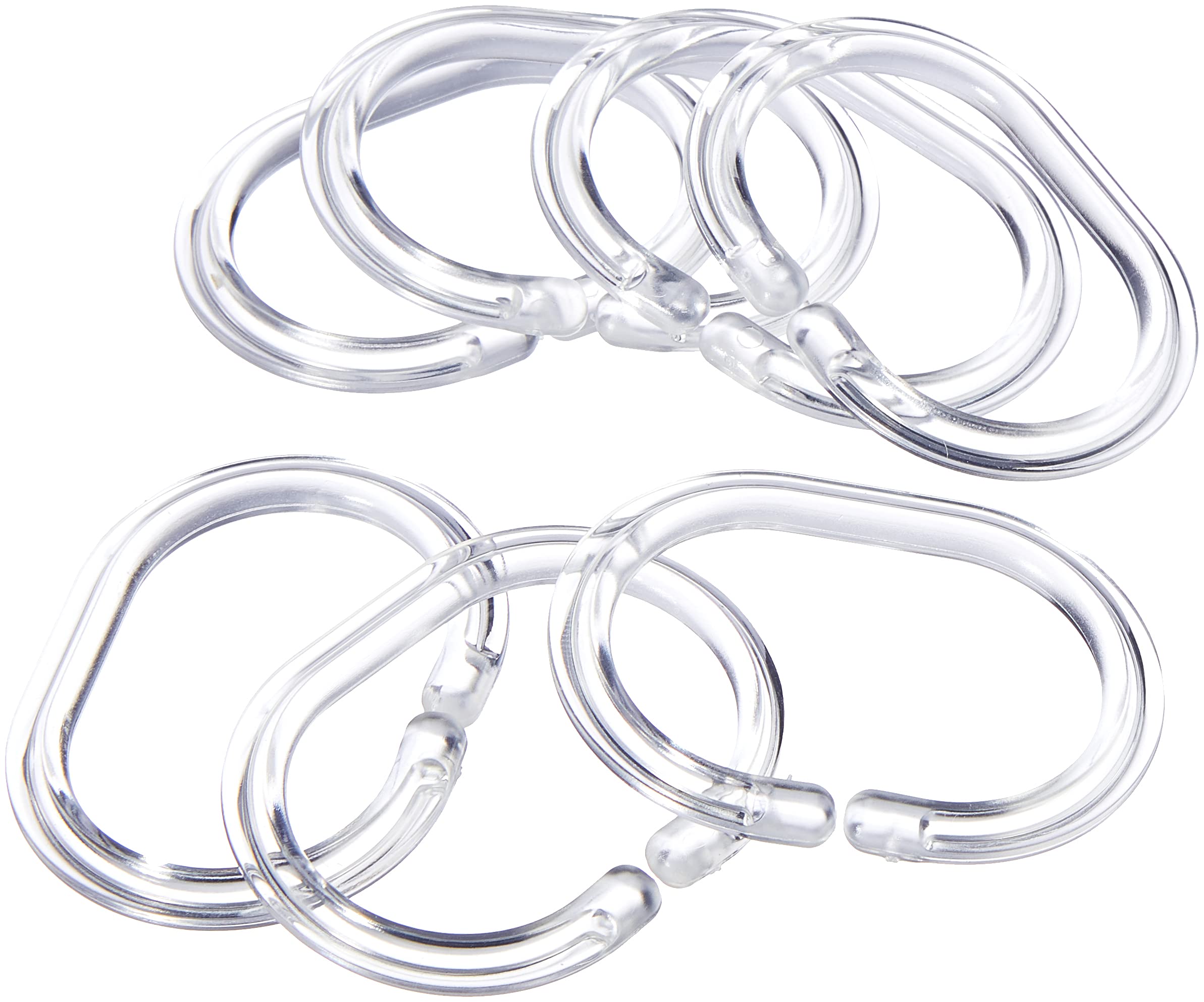 Anelli Per Tenda Doccia Ridder – Metallo Con Rulli – 12 Pezzi, Cromati E Nichelati – Made In Germany - 2