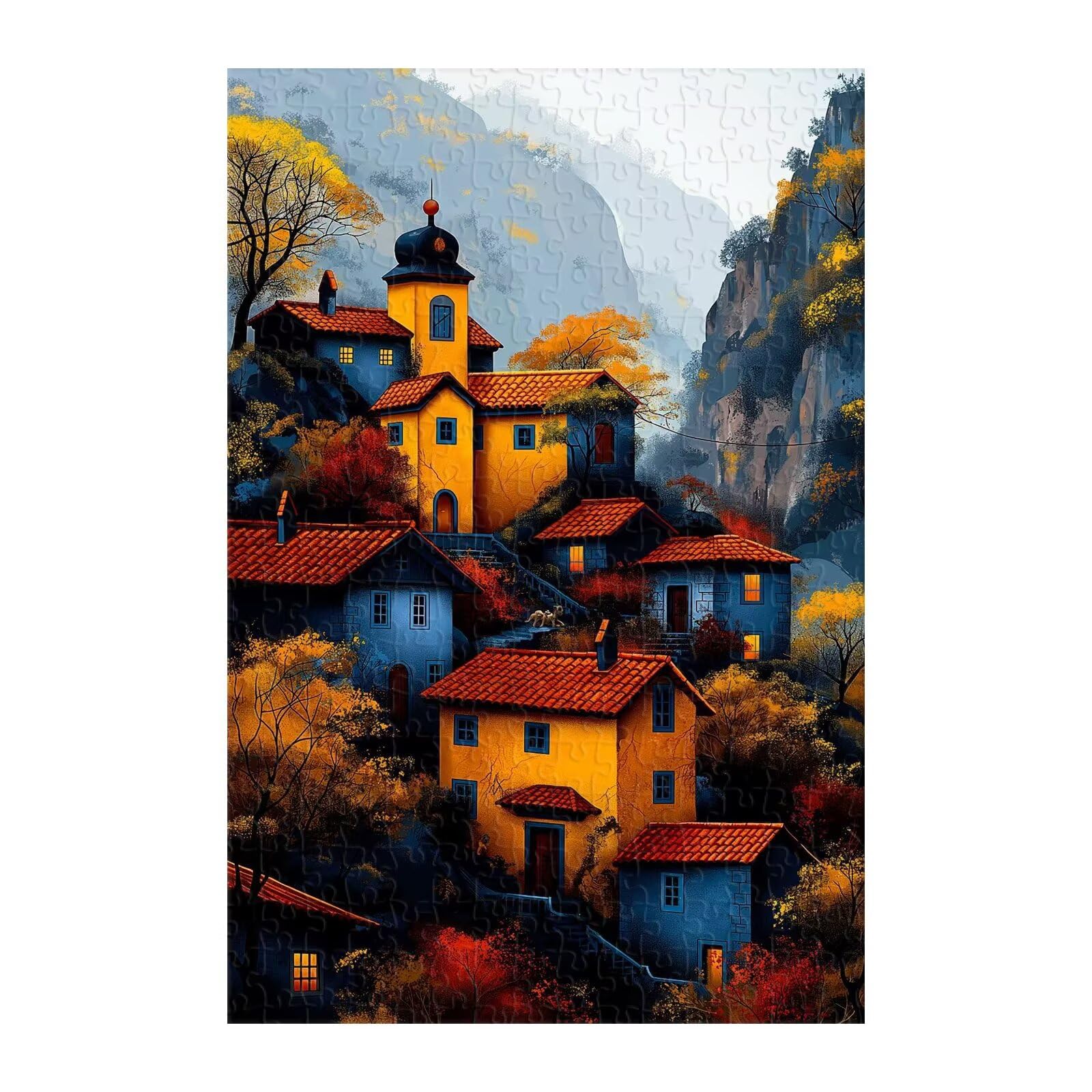 Puzzle 2000 elementów, łamigłówki górskie, puzzle nie można grać logiczna trudne wyzwanie puzzle 2000 sztuk dla dorosłych