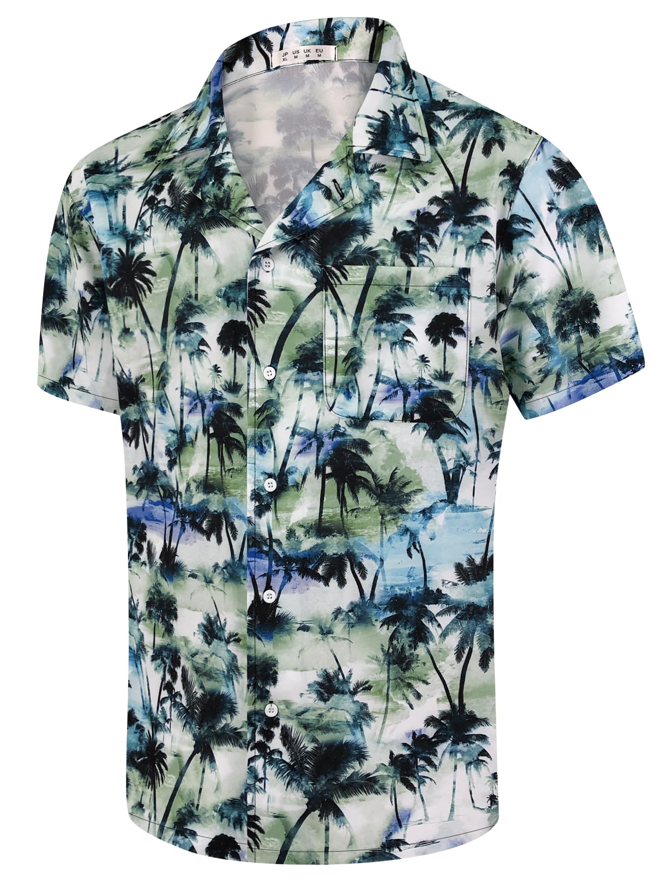 Hawaiian Shirts for Men Casual Beach Summer Shirt Floral Button Down Tropical Holiday Short Sleeve Shirts