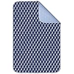 Non-Slip Bed Pads for Incontinence Washable (36 x 72|1 Pack), Navy Blue Grid, Waterproof Bed Pads, Bed Wetting Pads for Bed, Sofa, Floor, Resuable Underpads for Adults, Seniors, Pet
