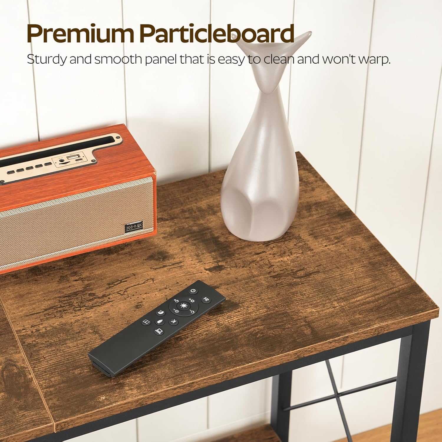 TV Stand with Power Outlet Up to 70 Inch, Entertainment Center with 2 Fabric Drawers, TV Console Table with Open Storage Shelves for TVs, Cable Management, for Living Room, Bedroom, DS16UBRY1 - Image 8