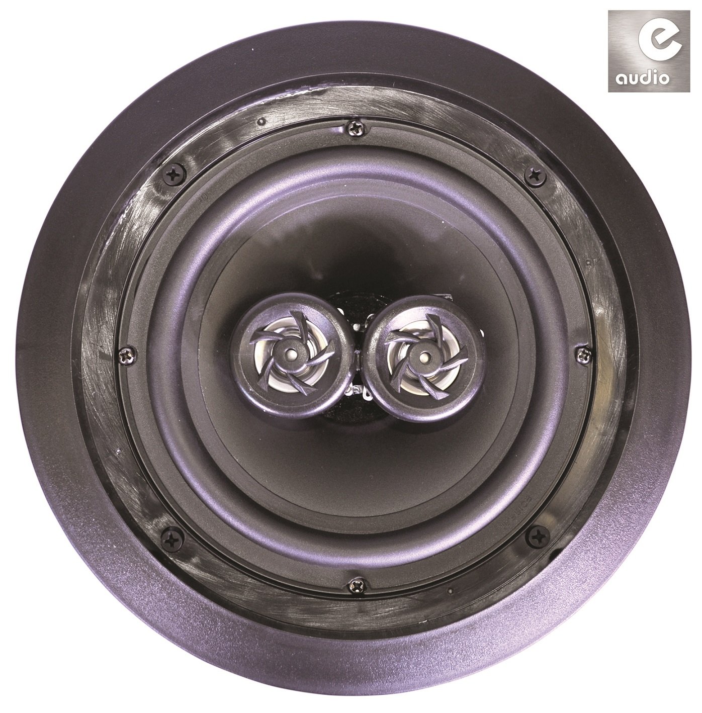 E-Audio Paire d'enceintes murales étanches pour plafond Noir 16,5 cm 8 Ohm 120 W