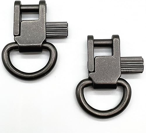 AOOK Soportes giratorios para rifle y escopeta, clips de accesorios de honda resistentes (gris plateado)