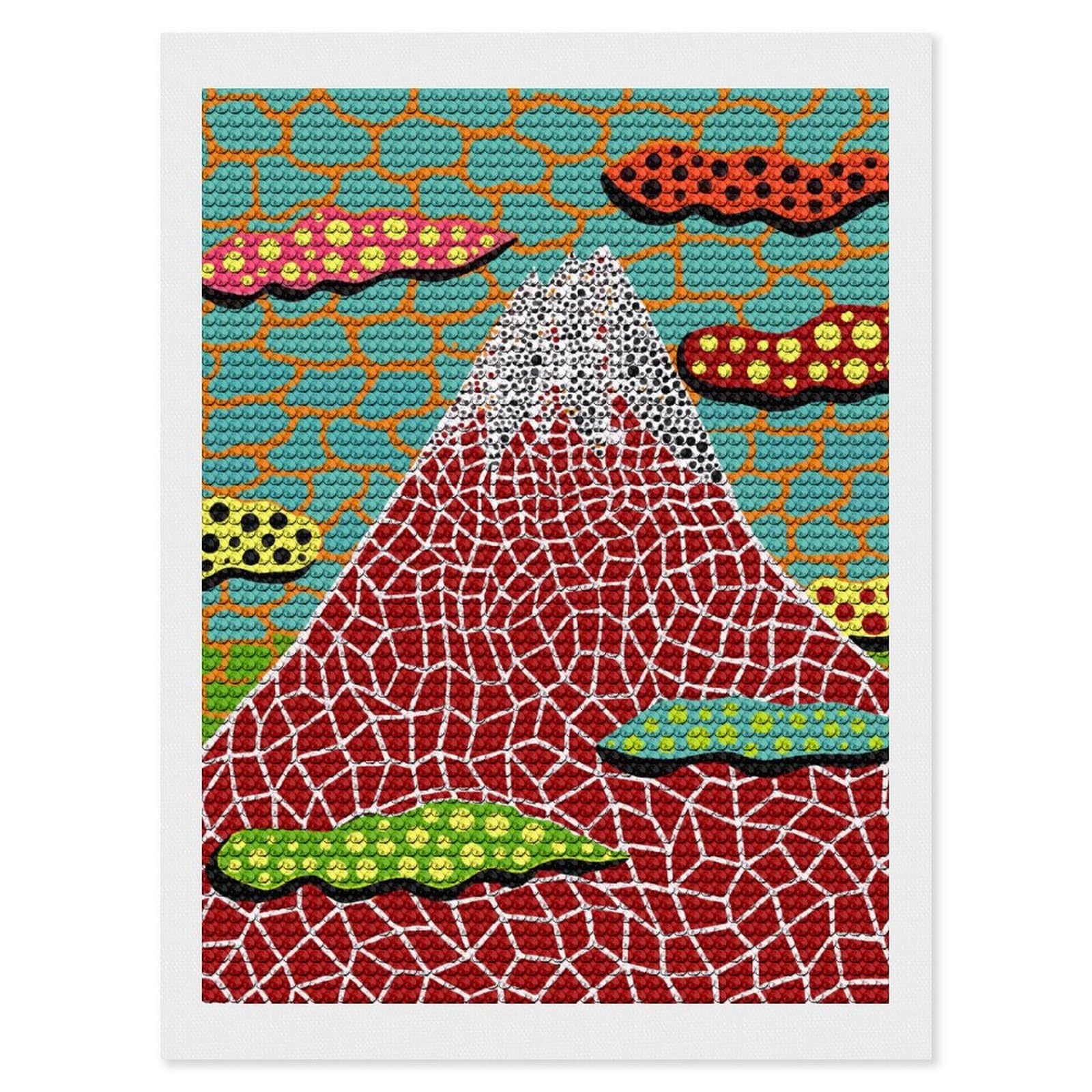 Amazon | ダイヤモンドアート 草間彌生 ダイヤモンド塗装 キット