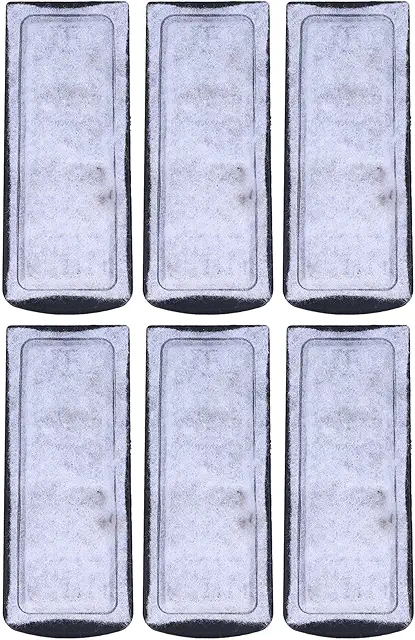 Teror Filterwatte, 6Pcs Aquarium Filterpatrone Ersatz mit Aktivkohle