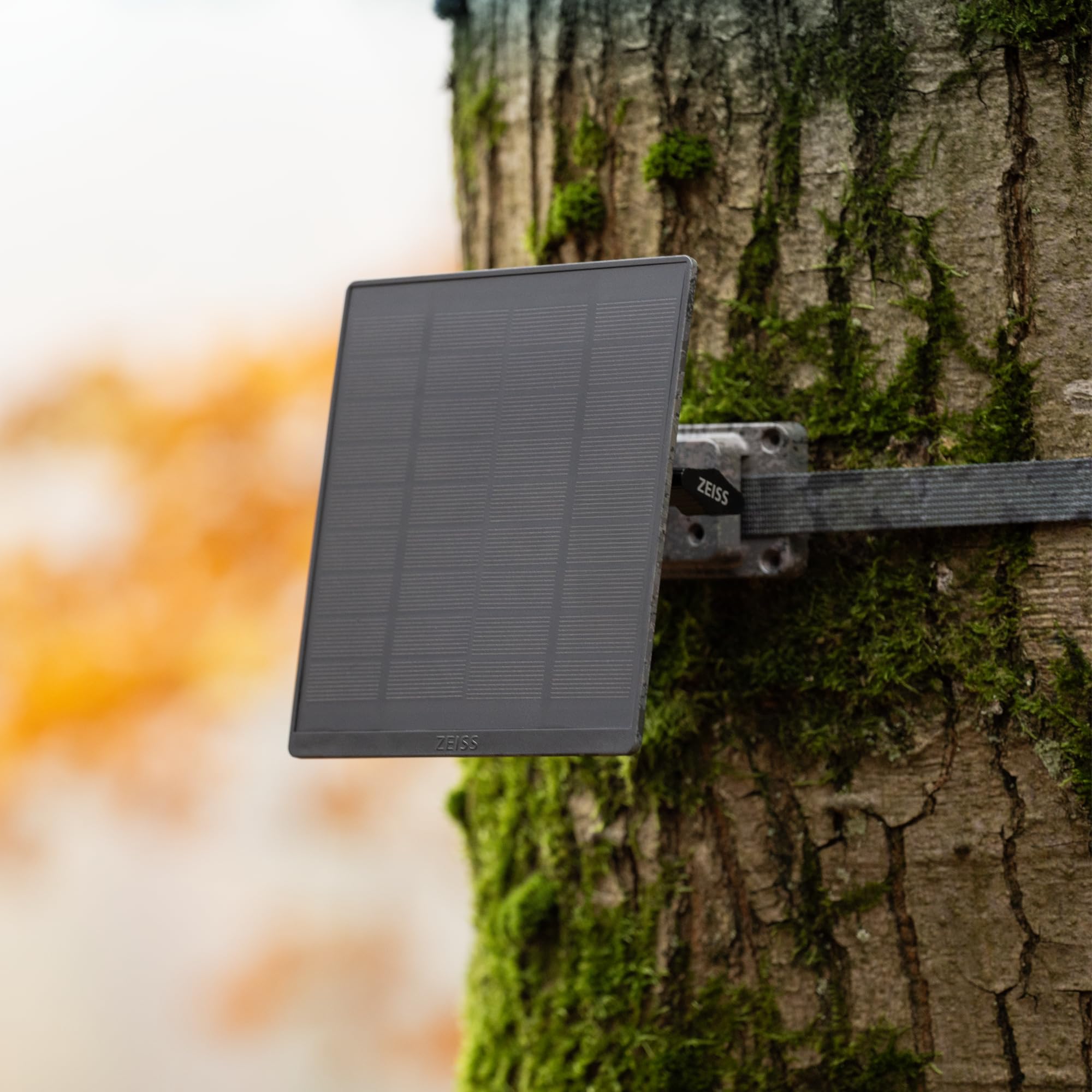 ZEISS Solar Panel Mini 2500 mAh Powerbank Solar Ladegerät für Wildkamera IP66 Outdoor Externer Akku