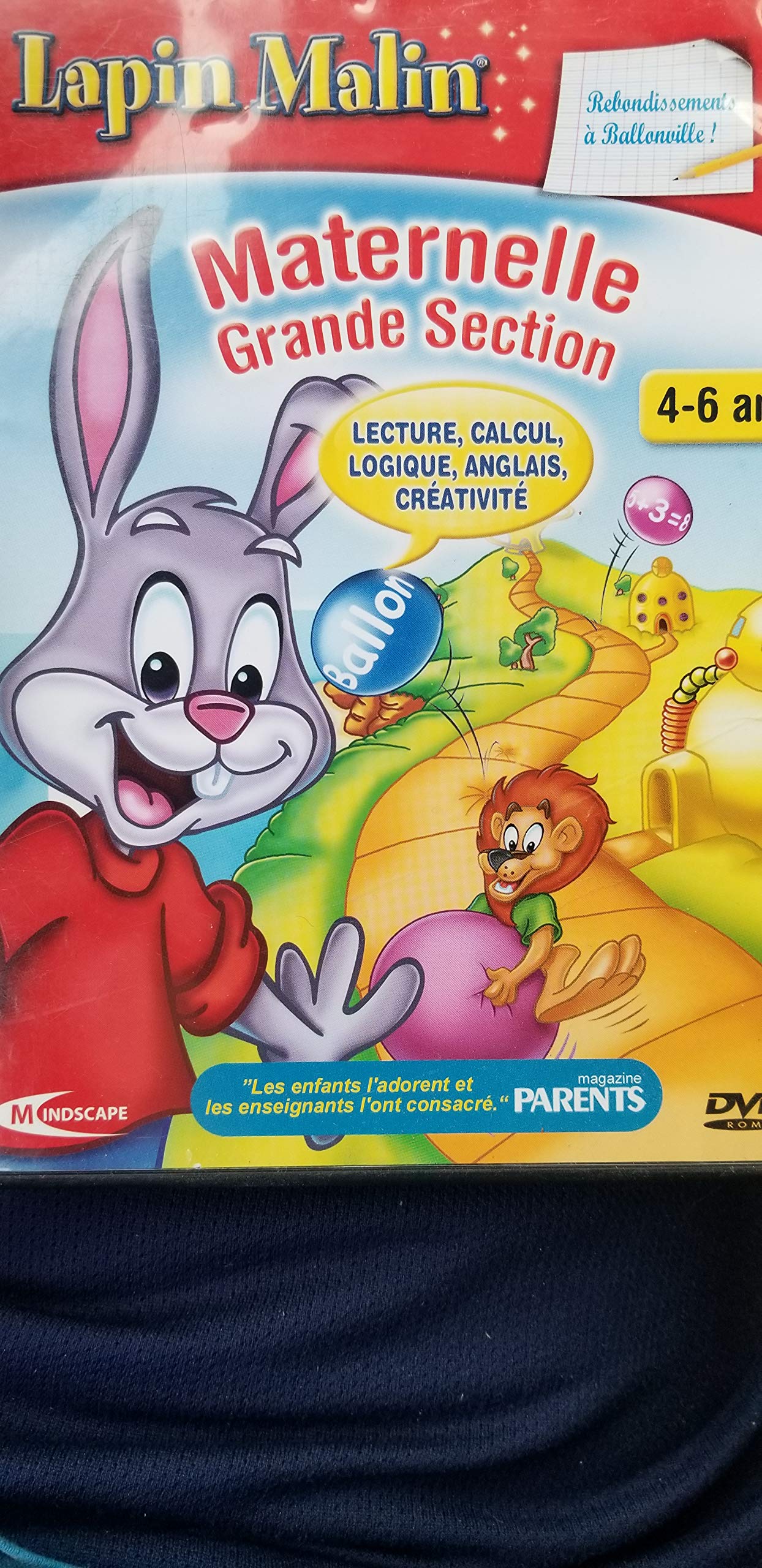 Lapin Malin Maternelle Grande Section 4 à 6 ans rebondissements à ballonville [video game]