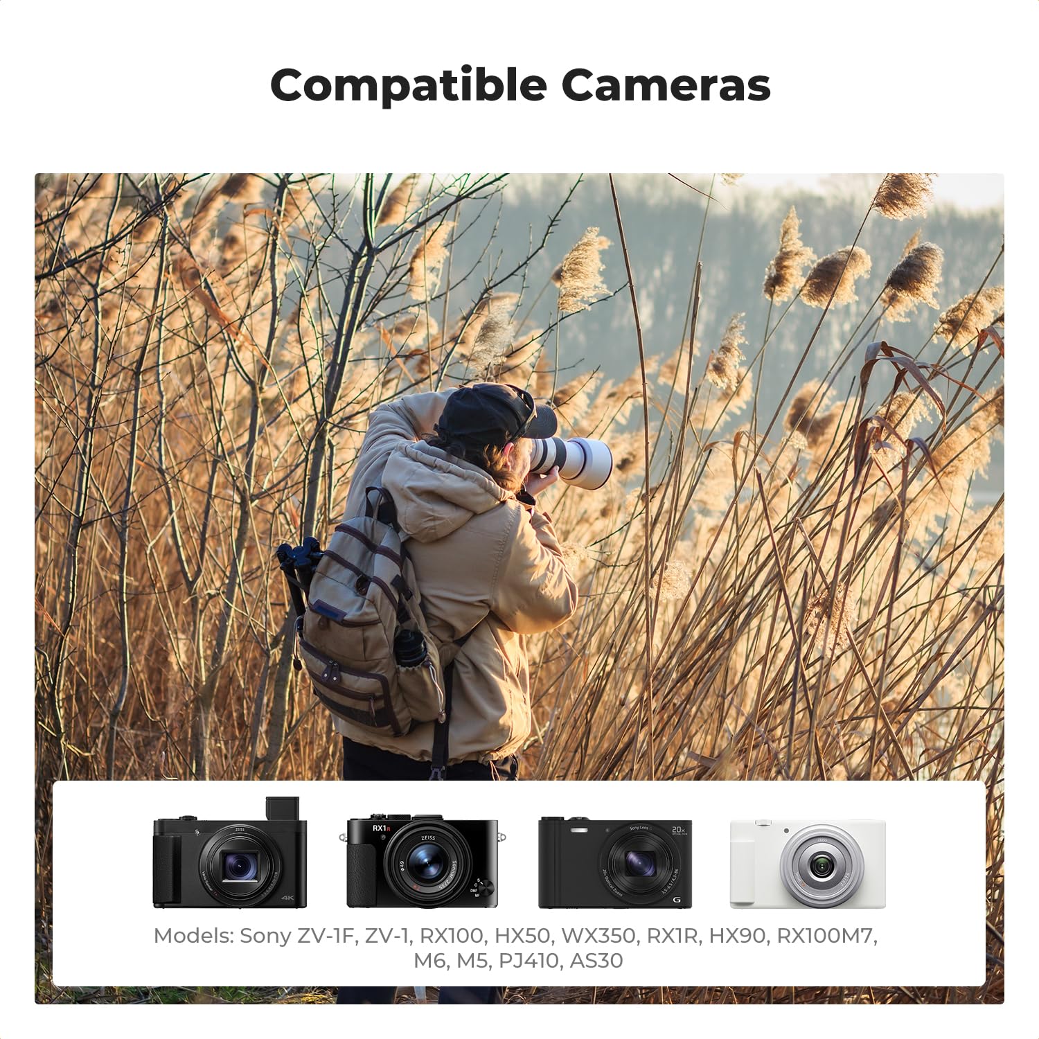 K&F CONCEPT NP-BX1 Batería de Repuesto 2-Pack con Cargador LCD Dual Slot, Compatible con Sony RX100/ HX50 /WX350 /RX1R /HX90/RX100M7/M6/M5/PJ410/AS30