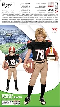 Amazon.co.jp: アメリカンフットボール選手のコスチューム
